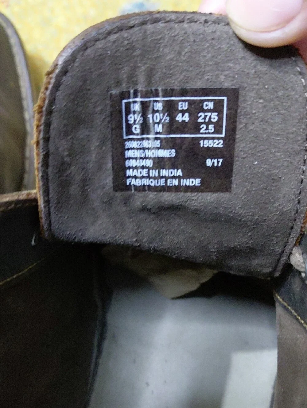 Clarks Men's Dark Brown Leather Chukka Boots